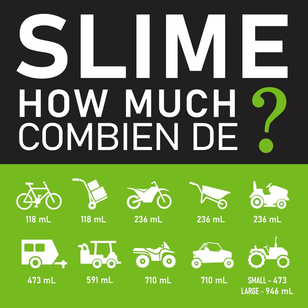 Slime 2-in-1 Tire & Tube Sealant, 946mL π All In One Marketplace Canada