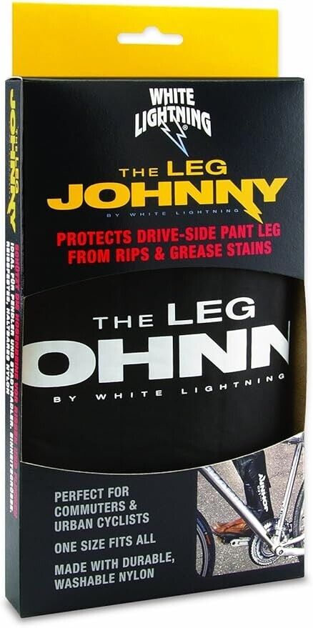 White Lightning Leg Johnny Cyclist Leg Protector, One Size