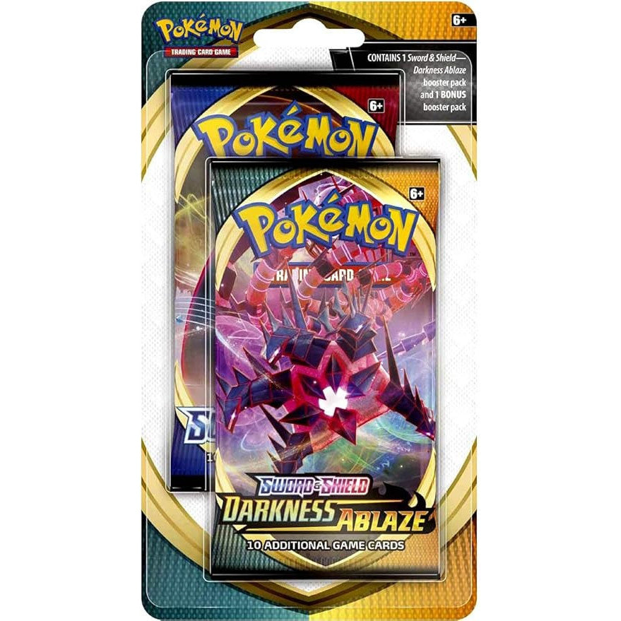 Pokemon TCG: Sword & Shield Darkness Ablaze Double Pack Bonus Booster Set