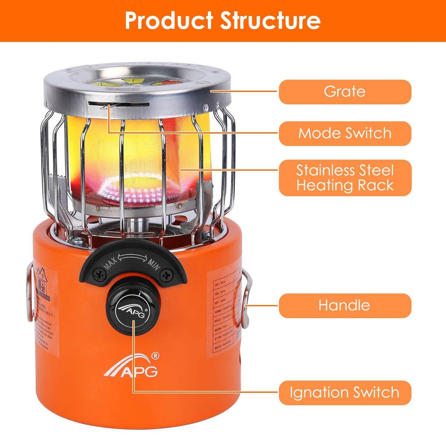 Portable Hiking Camping Outdoor Cooking Gas stove
