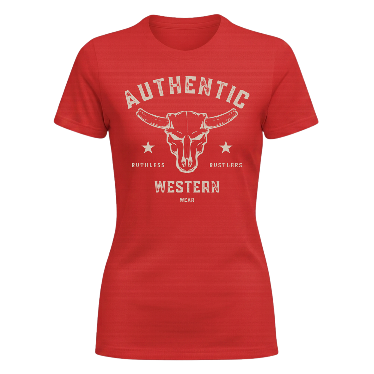 AUTHENTIC WESTERN WOMEN T-SHIRT | Red