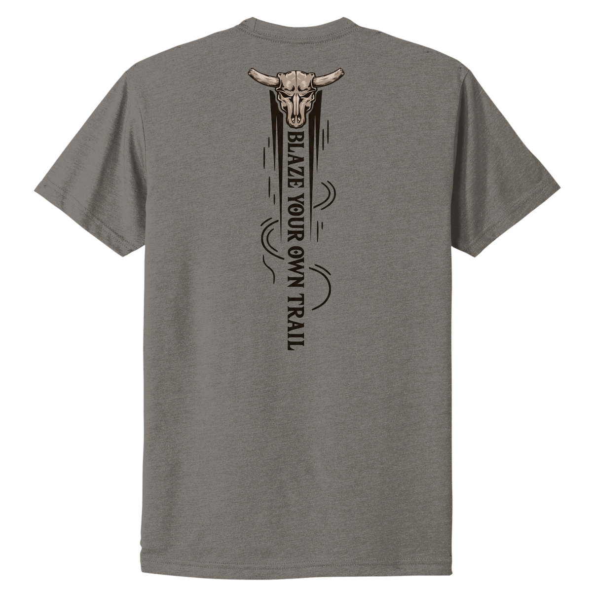 BLAZE YOUR OWN TRAIL T-SHIRT | Warm Grey