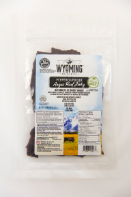 Wyoming Gourmet Beef - Peppered Beef Jerky (6 x 85g 2)