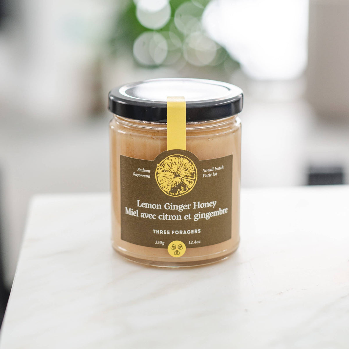 Three Foragers Lemon Ginger Infused Creamed Honey 350 g