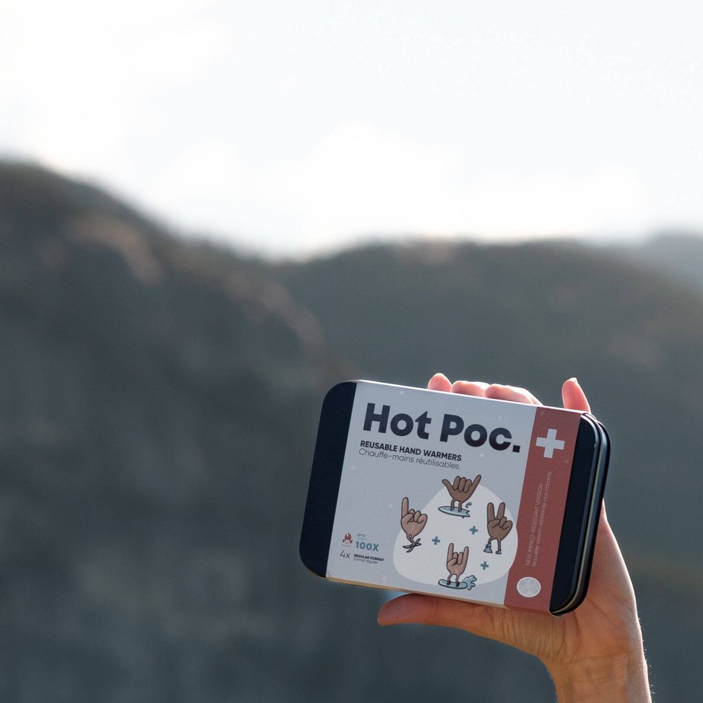 Hot Poc Eco-Friendly Reusable Hand Warmers (4-Pack)