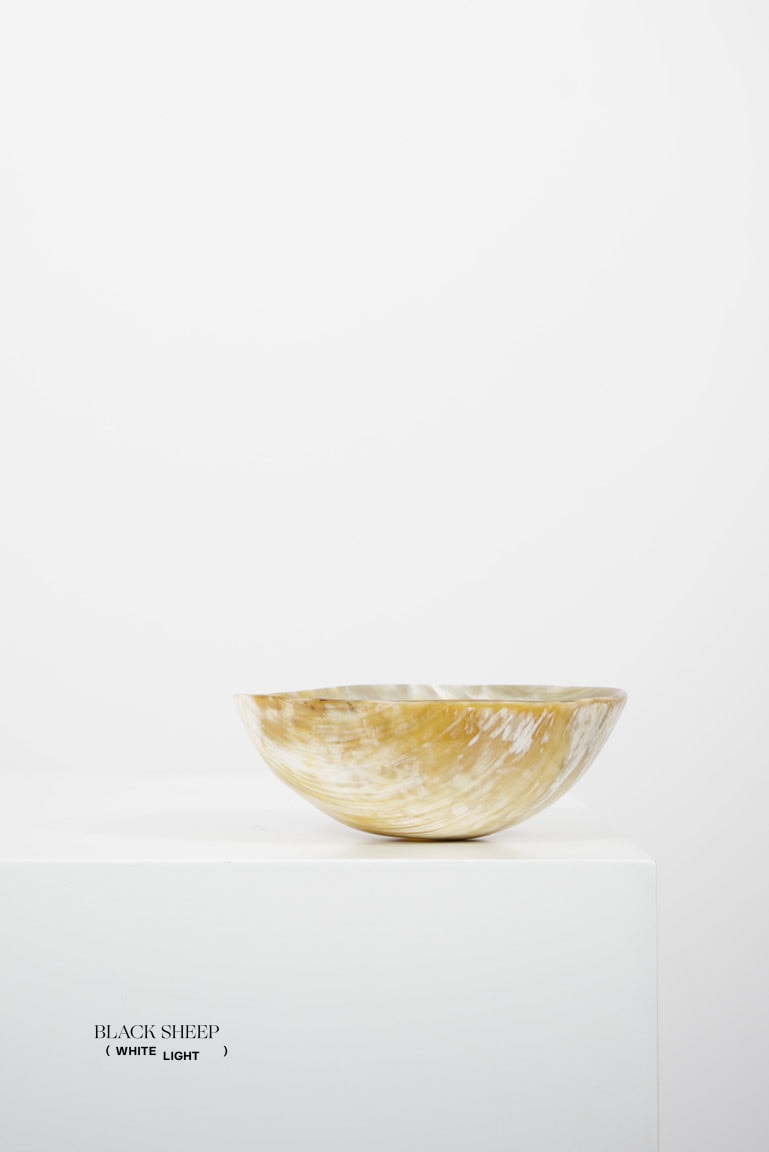 Ankole Horn Light Round Bowl