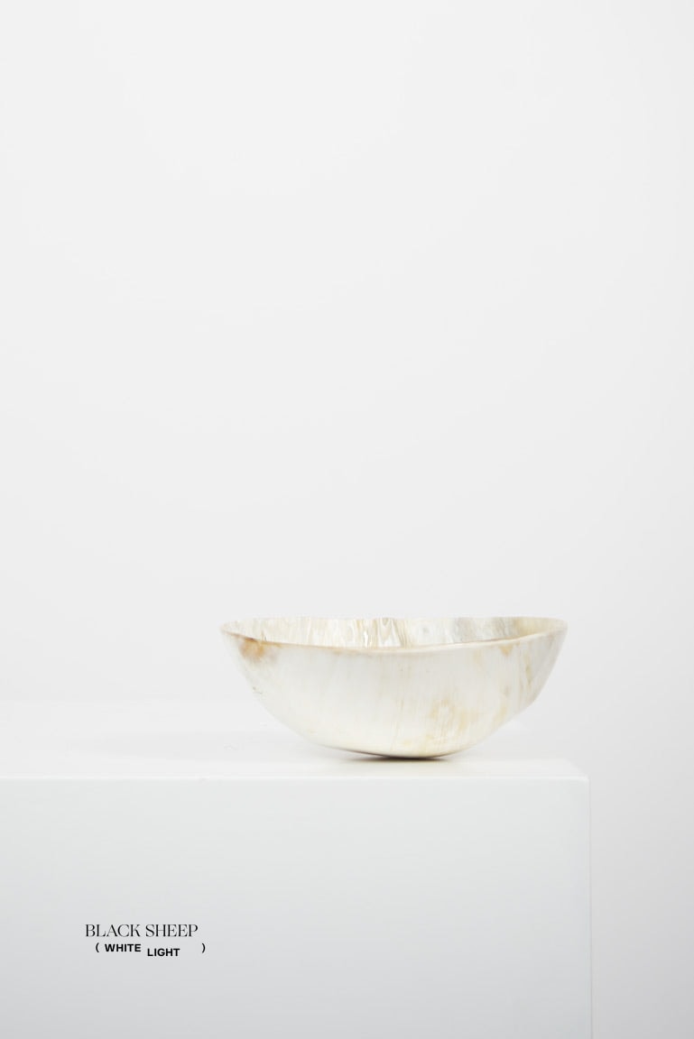 Ankole Horn Light Round Bowl