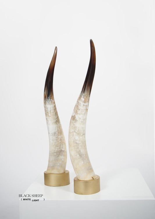 Ankole Light Decorative Horn Set