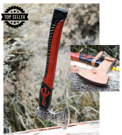 Viking Axe Hand Forged Carbon Steel - AX9