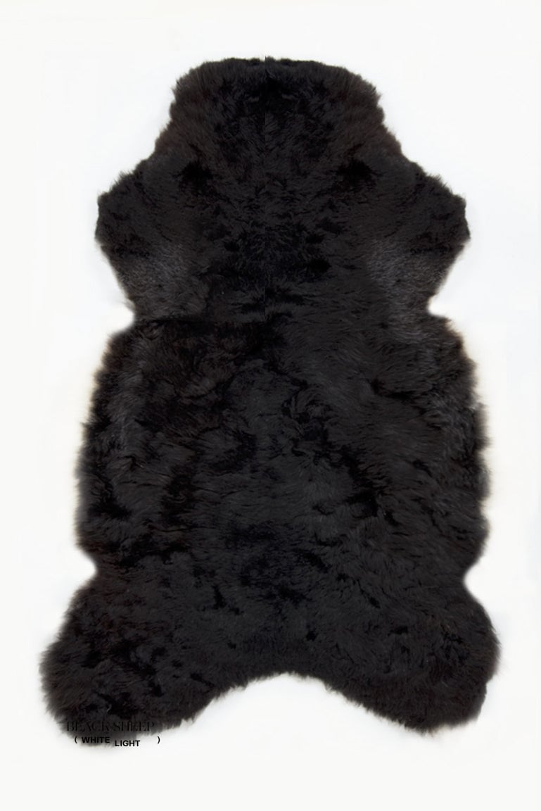Shorn Black Icelandic Sheepskin