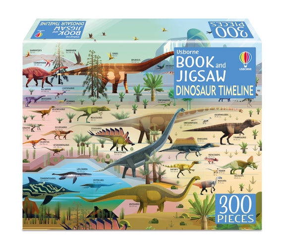 Usborne Book and Jigsaw: Dinosaur Timeline