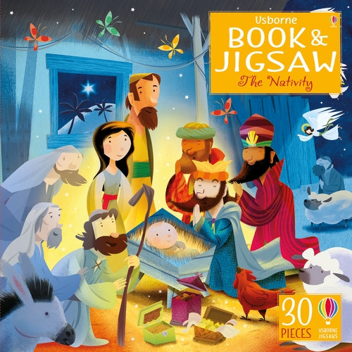 Usborne Book & Jigsaw: The Nativity