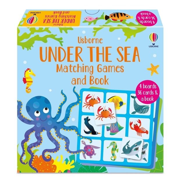 UNDER SEA MATCHING GAMES & BK