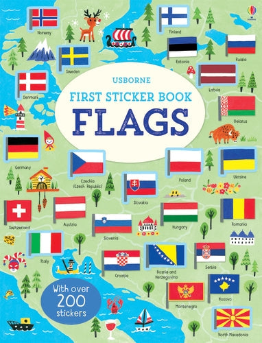 FIRST STICKER BOOK FLAGS