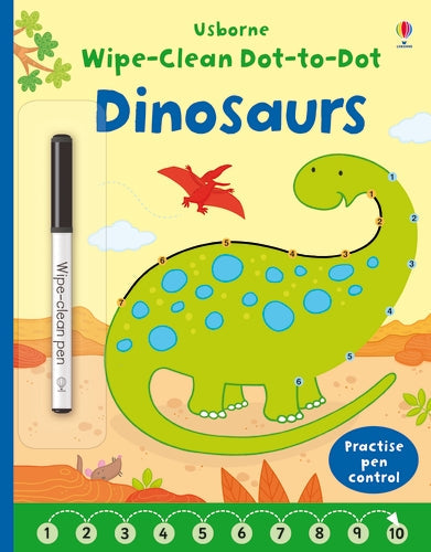 WIPE CLEAN DOT TO DOT DINOSAURS