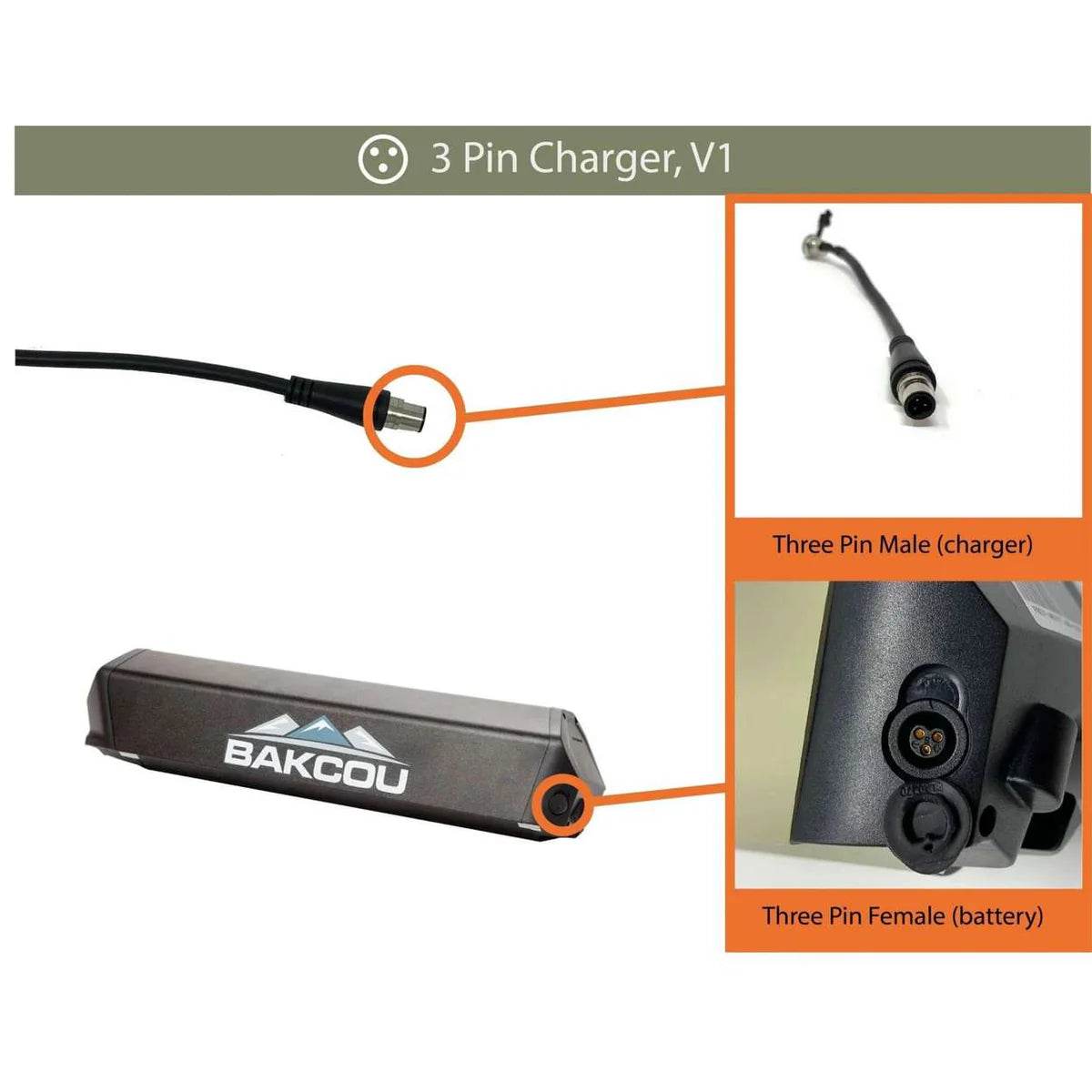 Bakcou eBike Battery *Matte Black Only* - Uncle Mike's Outdoors and More!