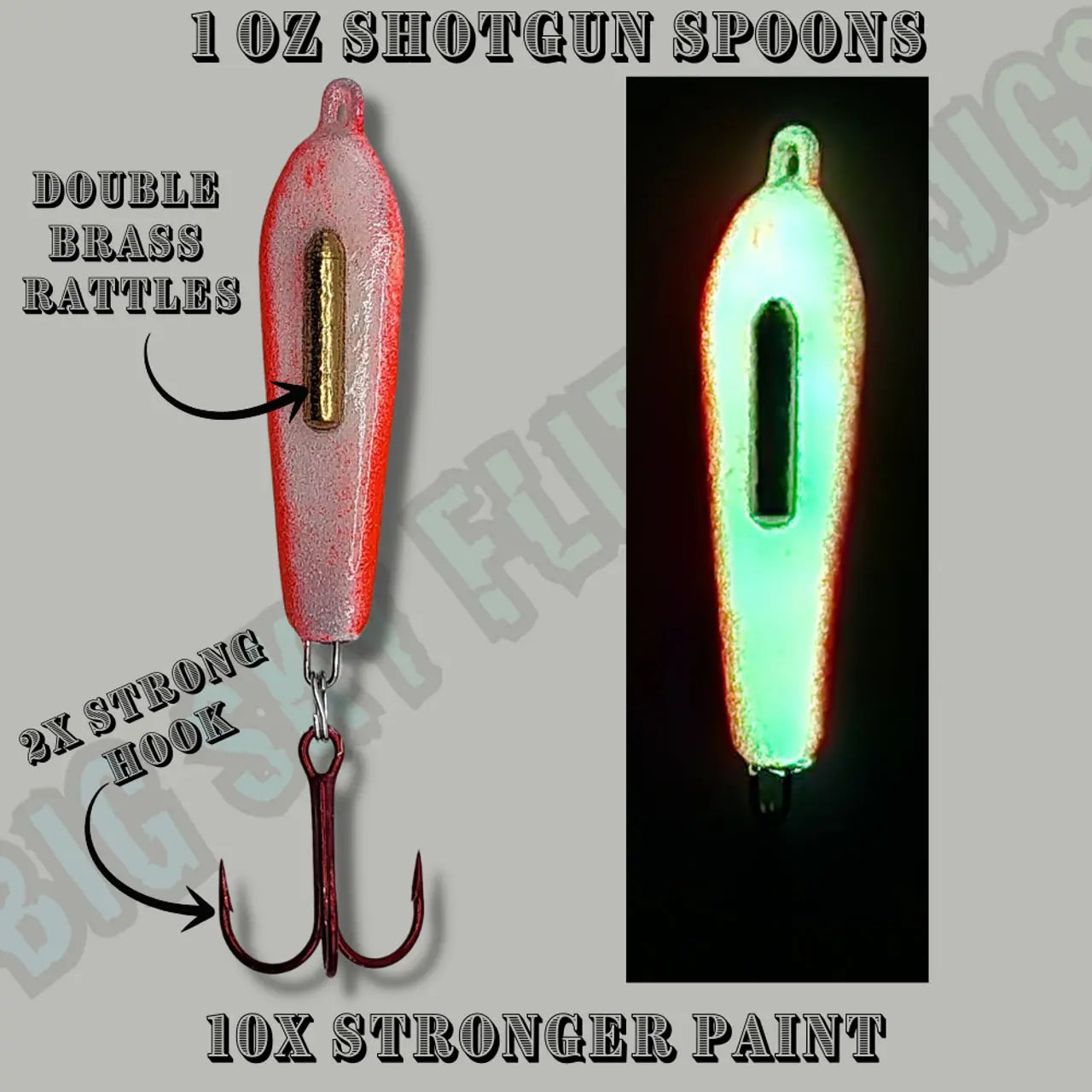 🍁Big Sky Burbot Rattle Spoons 1oz