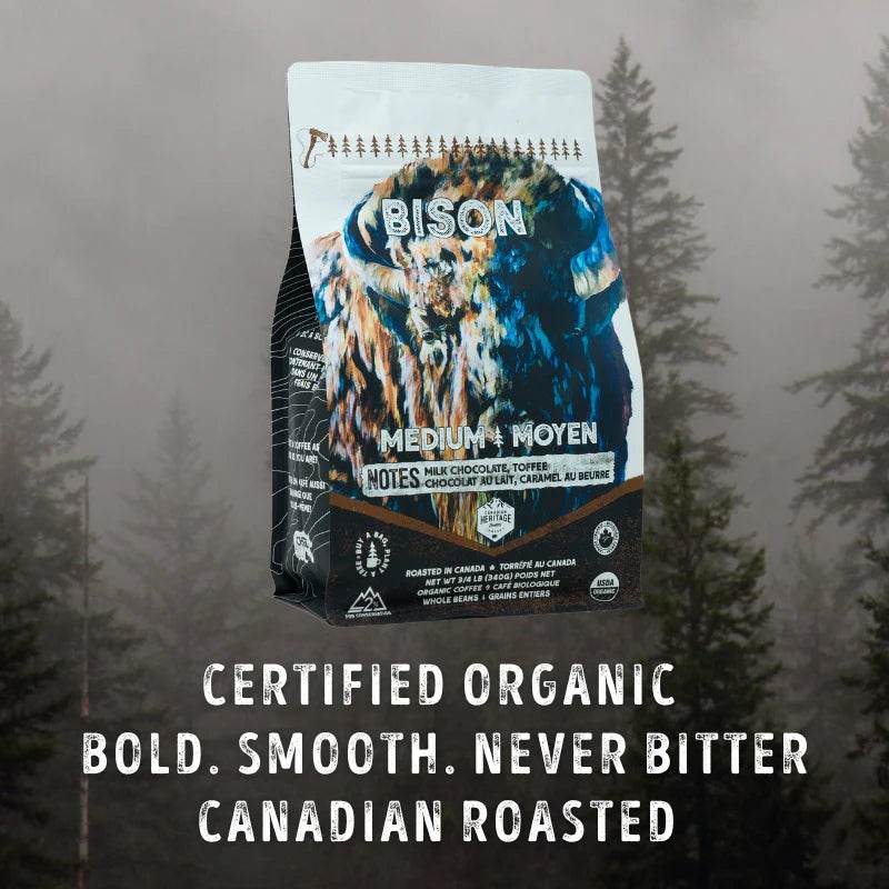 Bison Organic Coffee - Canadian Heritage Roasting Co. - Uncle Mike's Outdoors and More!