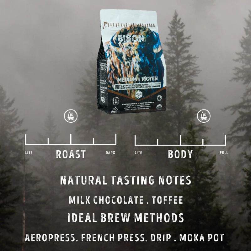 Bison Organic Coffee - Canadian Heritage Roasting Co. - Uncle Mike's Outdoors and More!