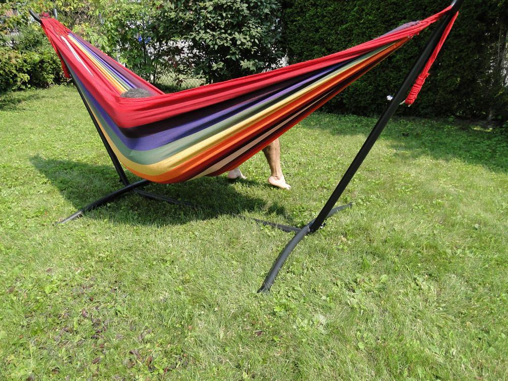 Deluxe Brazilian Double Hammock with Universal Stand