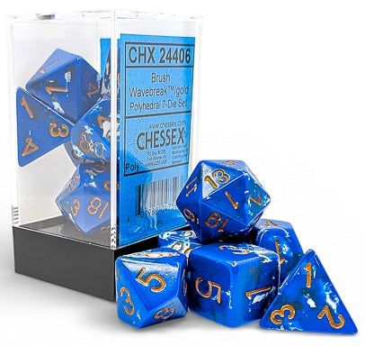 Chessex Opaque Polyhedral 7 Die Set (Various Colours)