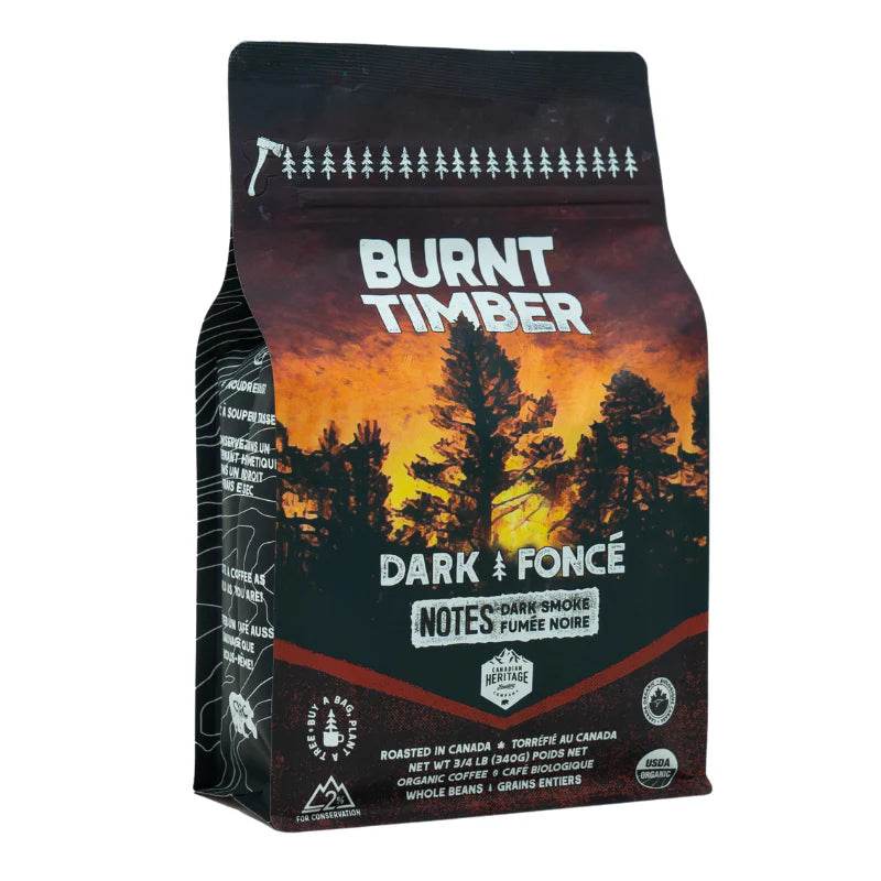 Burnt Timber Organic Coffee - Canadian Heritage Roasting Co. - Uncle Mike's Outdoors and More!
