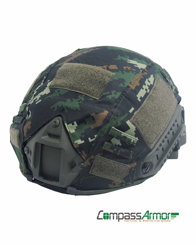 FAST Ballistic High Cut Helmet Anti-bullet Helmet NIJ IIIA Kevlar Core Olive Drab