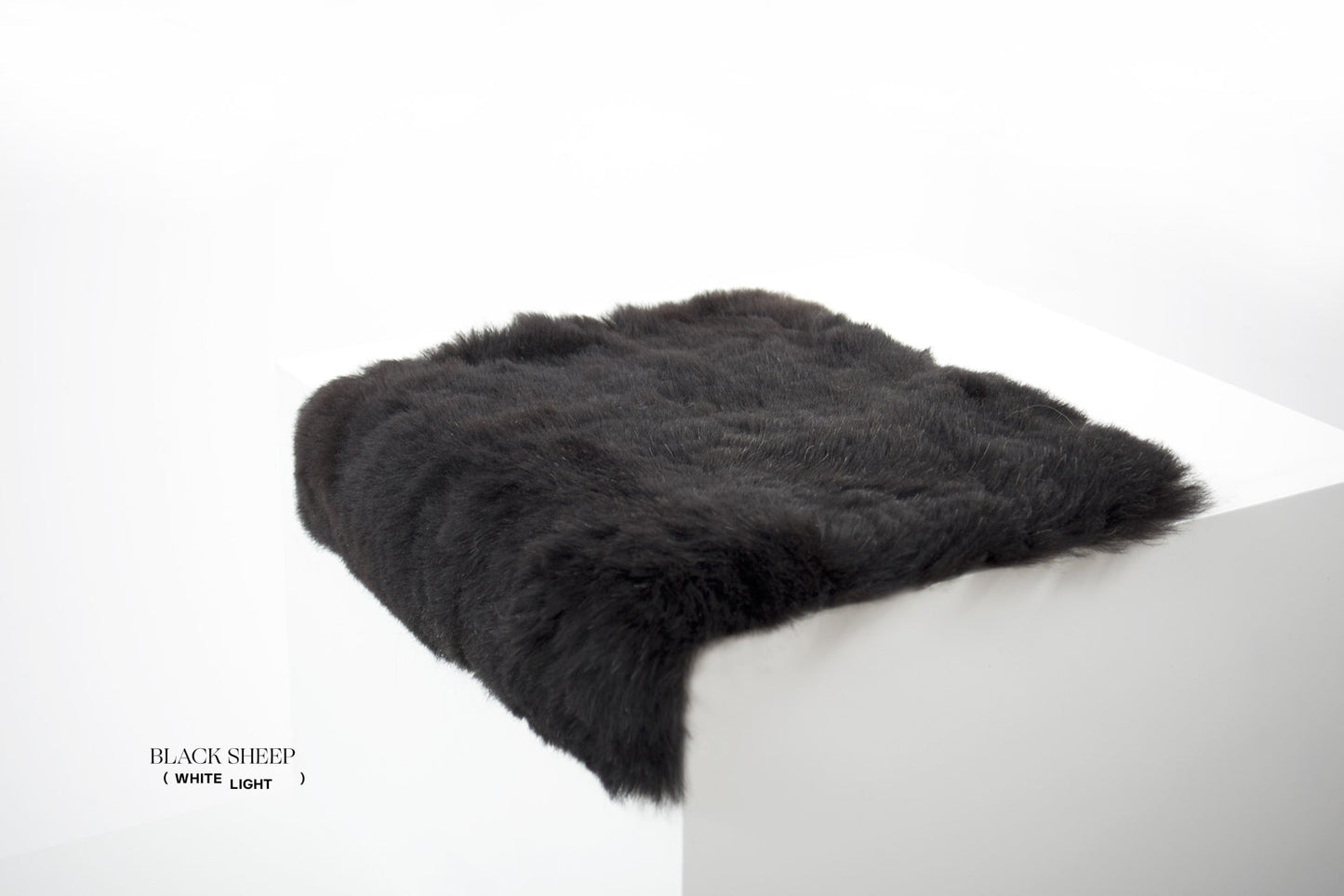 Shorn Black Icelandic Sheepskin Chair Pad