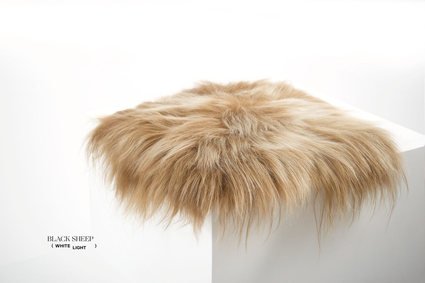 BROWN ICELANDIC SHEEPSKIN CHAIR PAD