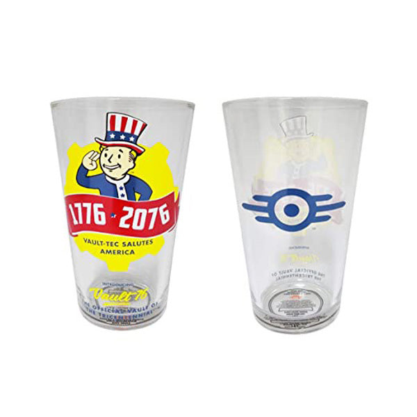 Fallout Vault-Tech Salutes America 1776-2076 16 Oz. Pint Glass