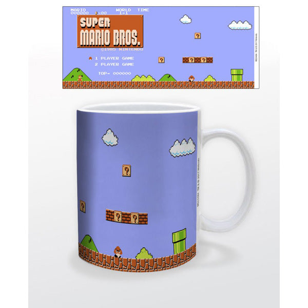 Super Mario Bros NES Title Screen 11Oz. Ceramic Mug