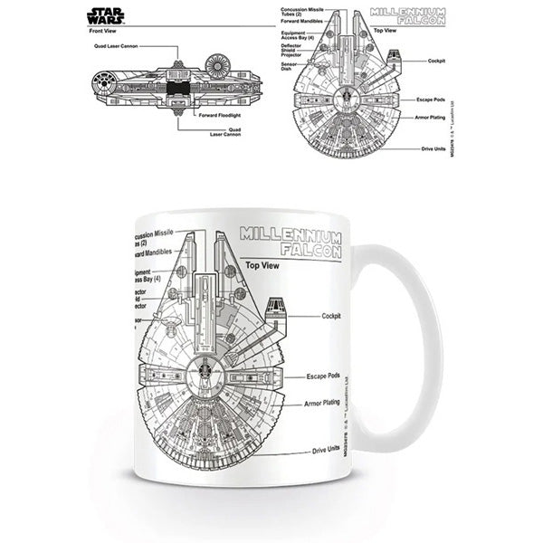 Star Wars Millennium Falcon 11 Oz Ceramic Coffee Mug