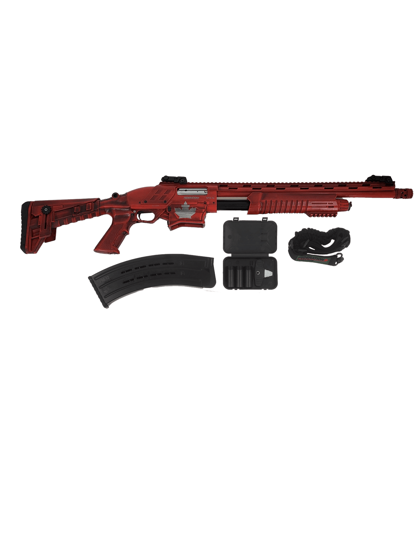 Federation Firearms SPM-12, 12ga magazine-fed pump action shotgun. Canadian Cerakote. - Uncle Mike's Outdoors and More!