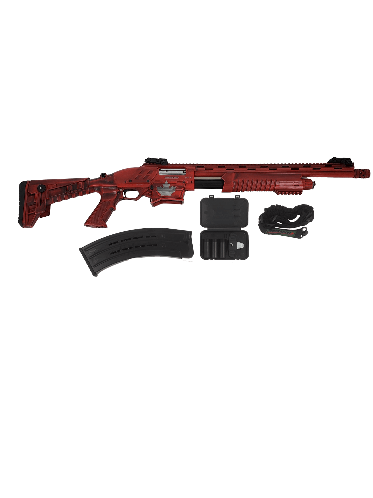 Federation Firearms SPM-12, 12ga magazine-fed pump action shotgun. Canadian Cerakote. - Uncle Mike's Outdoors and More!