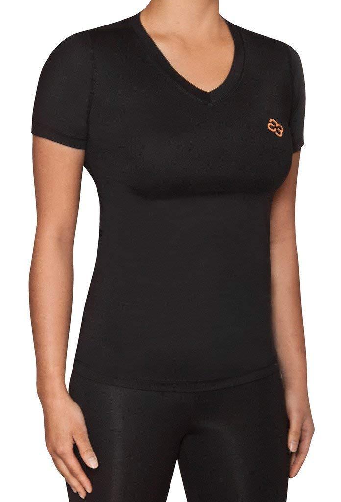 Copper 88 Women's Short Sleeve Compression Shirts Size Large