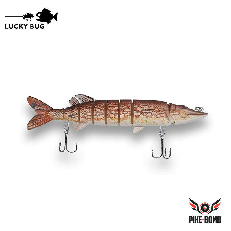 đLucky Bug 5" Pike Bomb Lures