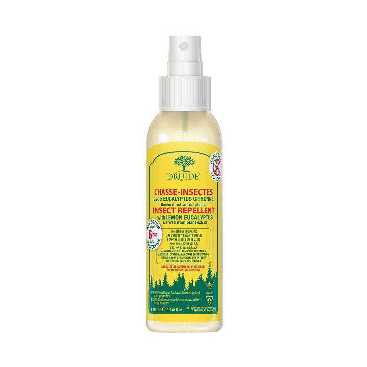 Druide Lemon Eucalyptus Insect Repellent (130ml) - Uncle Mike's Outdoors and More!