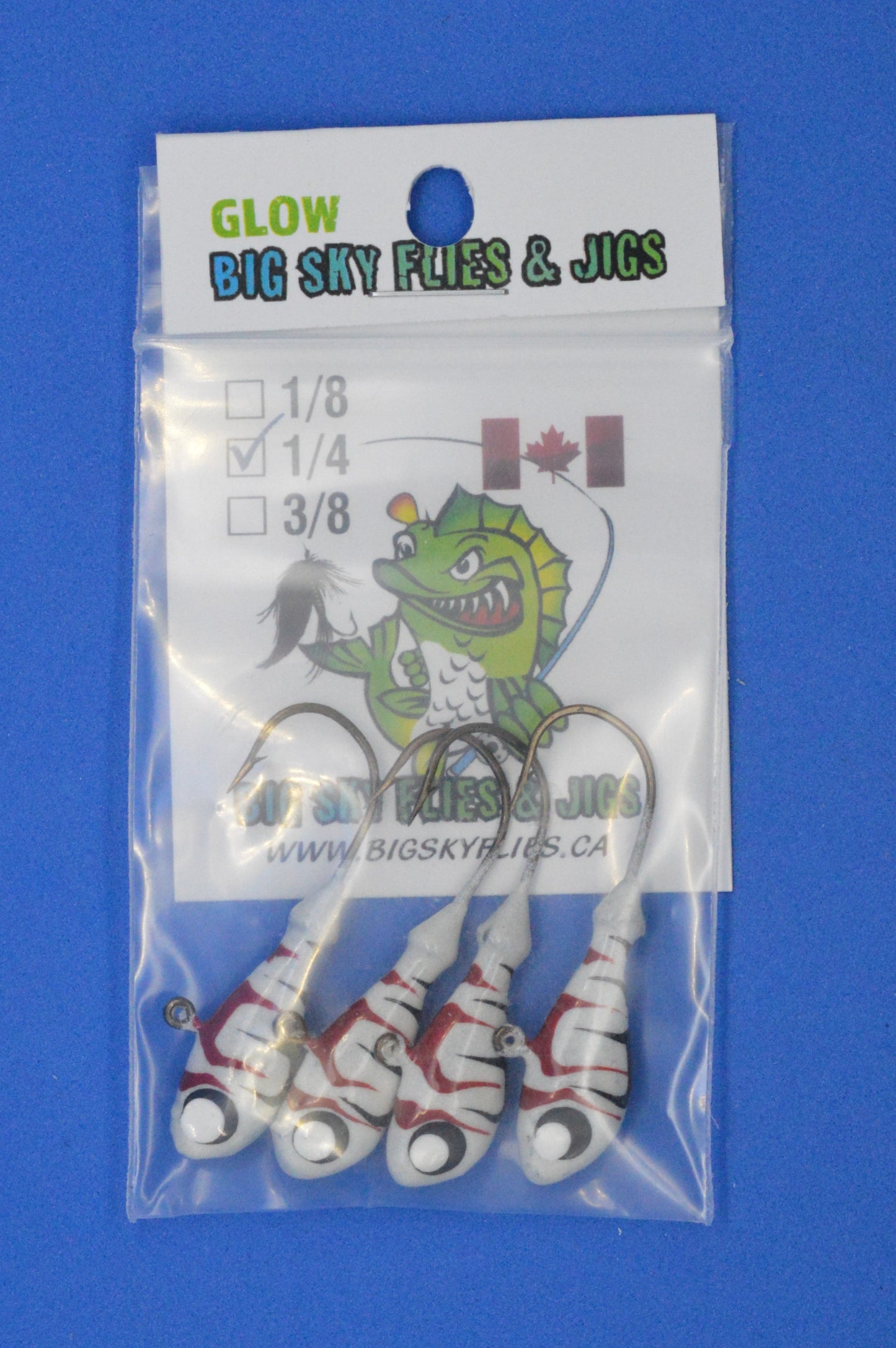 🍁Big Sky Deluxe Ultra Minnow 1/4oz Jigs 4/pack