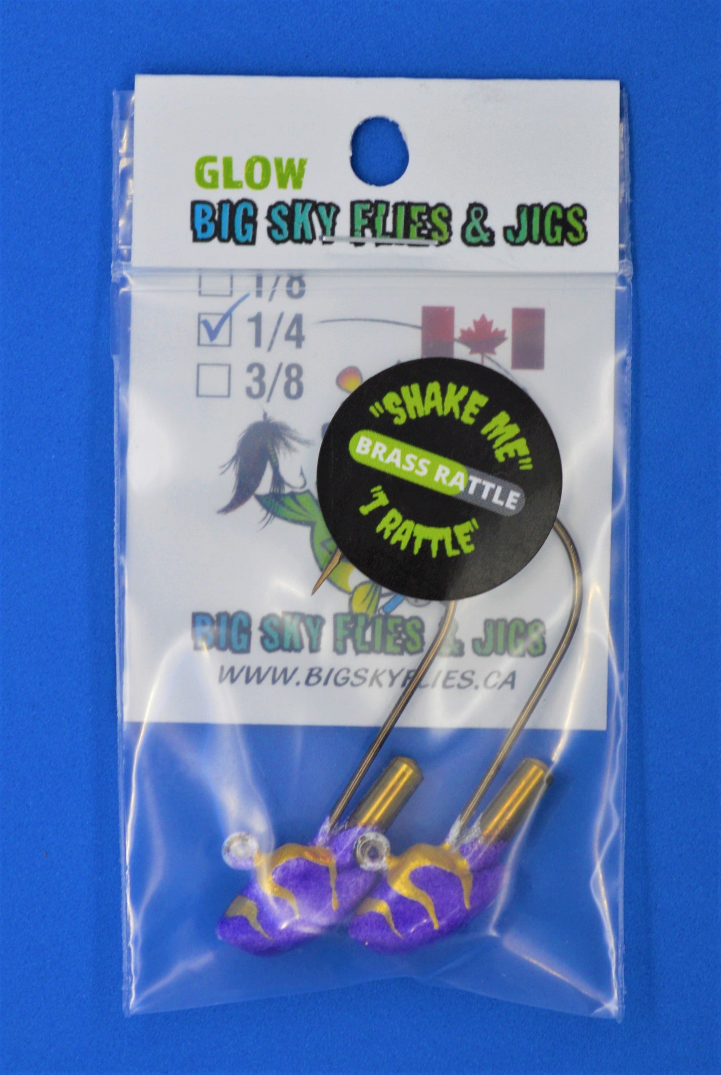 🍁Big Sky Erie Rattle Jigs 1/4oz 2/pack