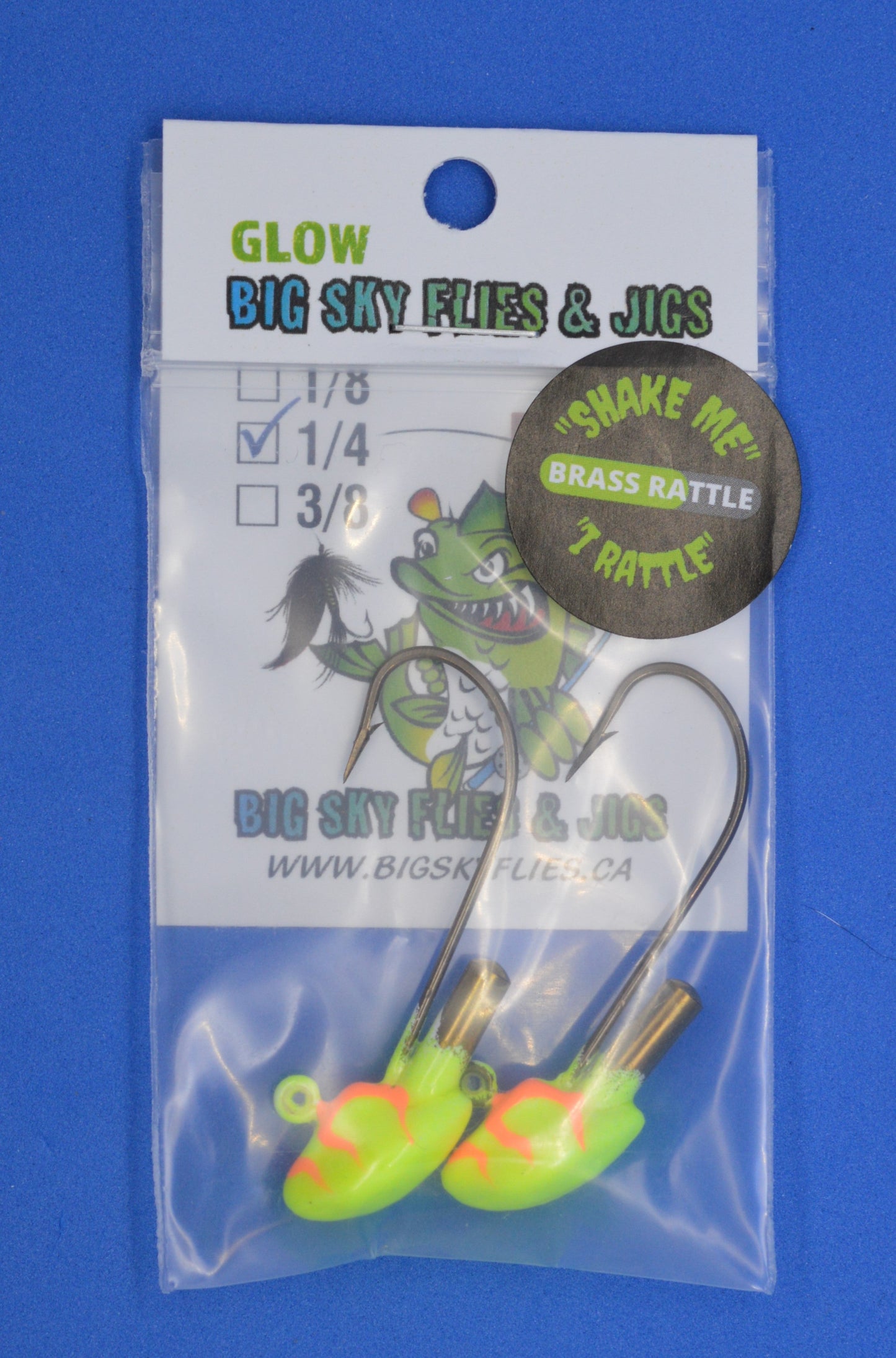 🍁Big Sky Erie Rattle Jigs 1/4oz 2/pack