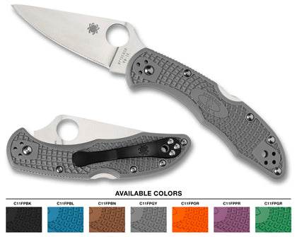 Spyderco Delica® 4 Lightweight Flat Ground - Uncle Mike's Outdoors and More!