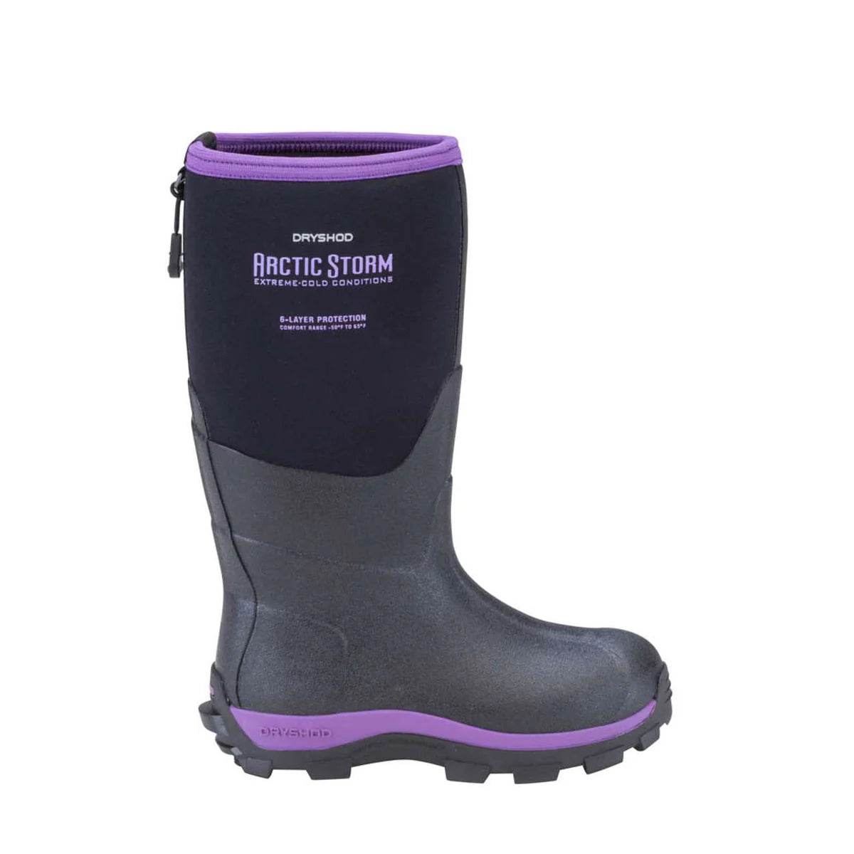 Dryshod Kid's Arctic Storm Black/Purple - Uncle Mike's Outdoors and More!