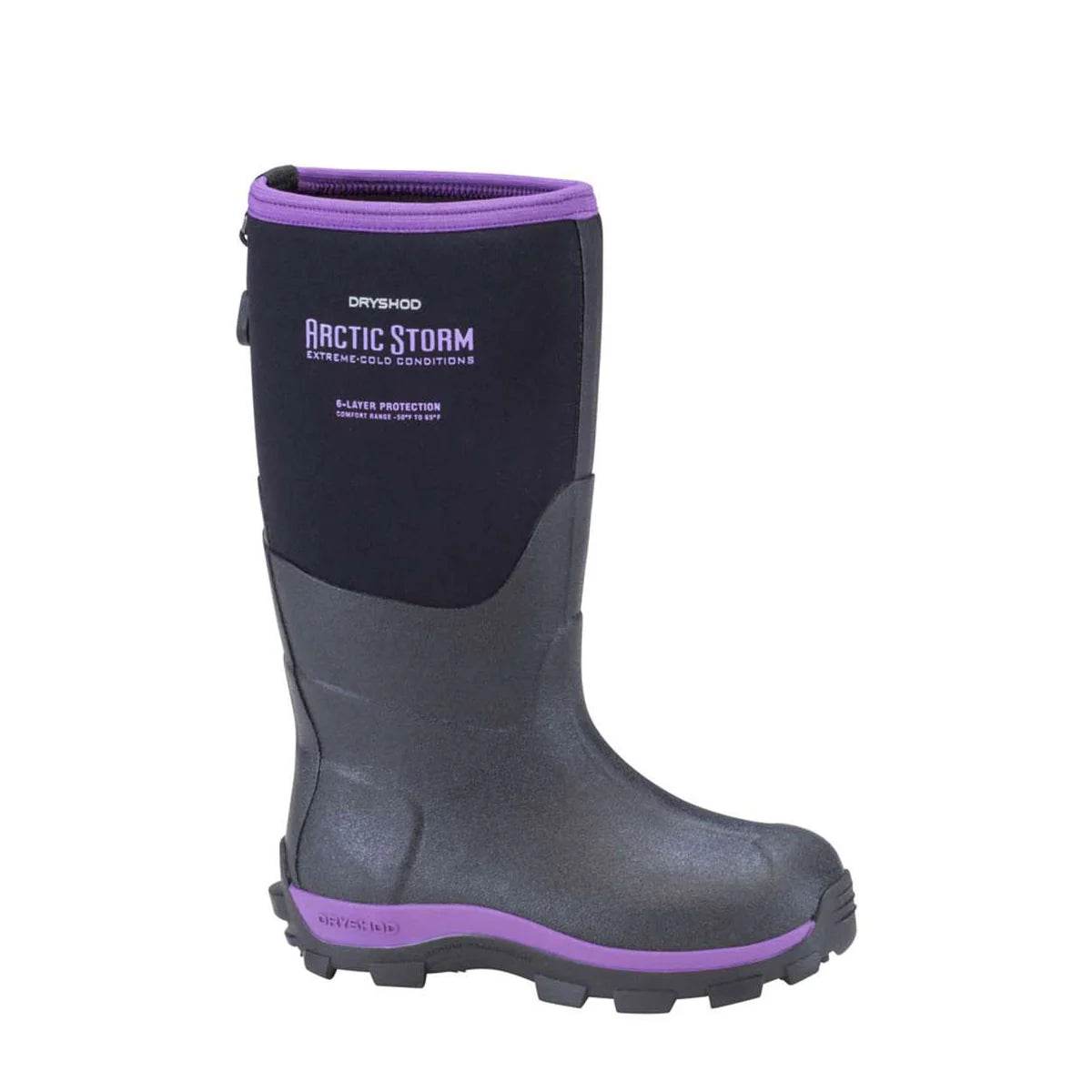 Dryshod Kid's Arctic Storm Black/Purple - Uncle Mike's Outdoors and More!