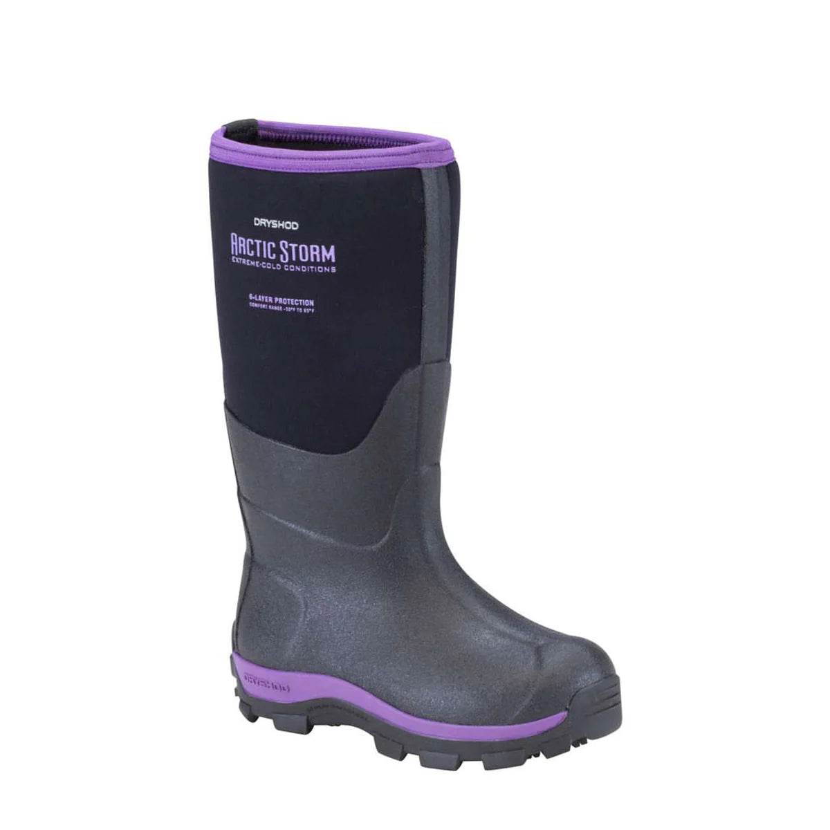 Dryshod Kid's Arctic Storm Black/Purple - Uncle Mike's Outdoors and More!