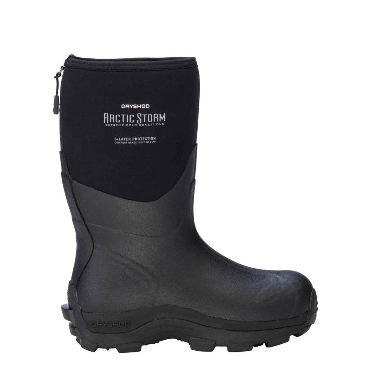 Dryshod Men's Arctic Storm Mid Black - Uncle Mike's Outdoors and More!