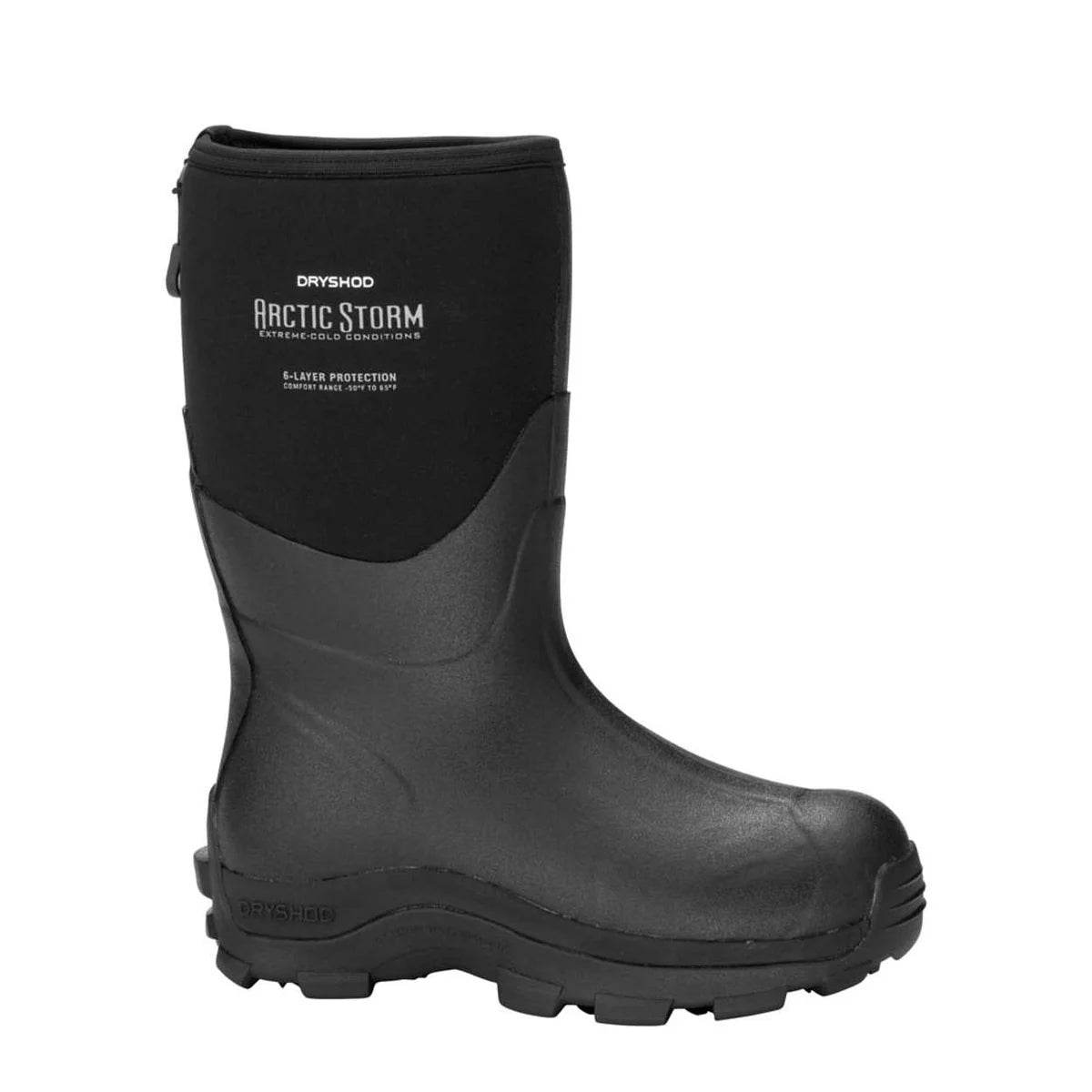 Dryshod Men's Arctic Storm Mid Black - Uncle Mike's Outdoors and More!