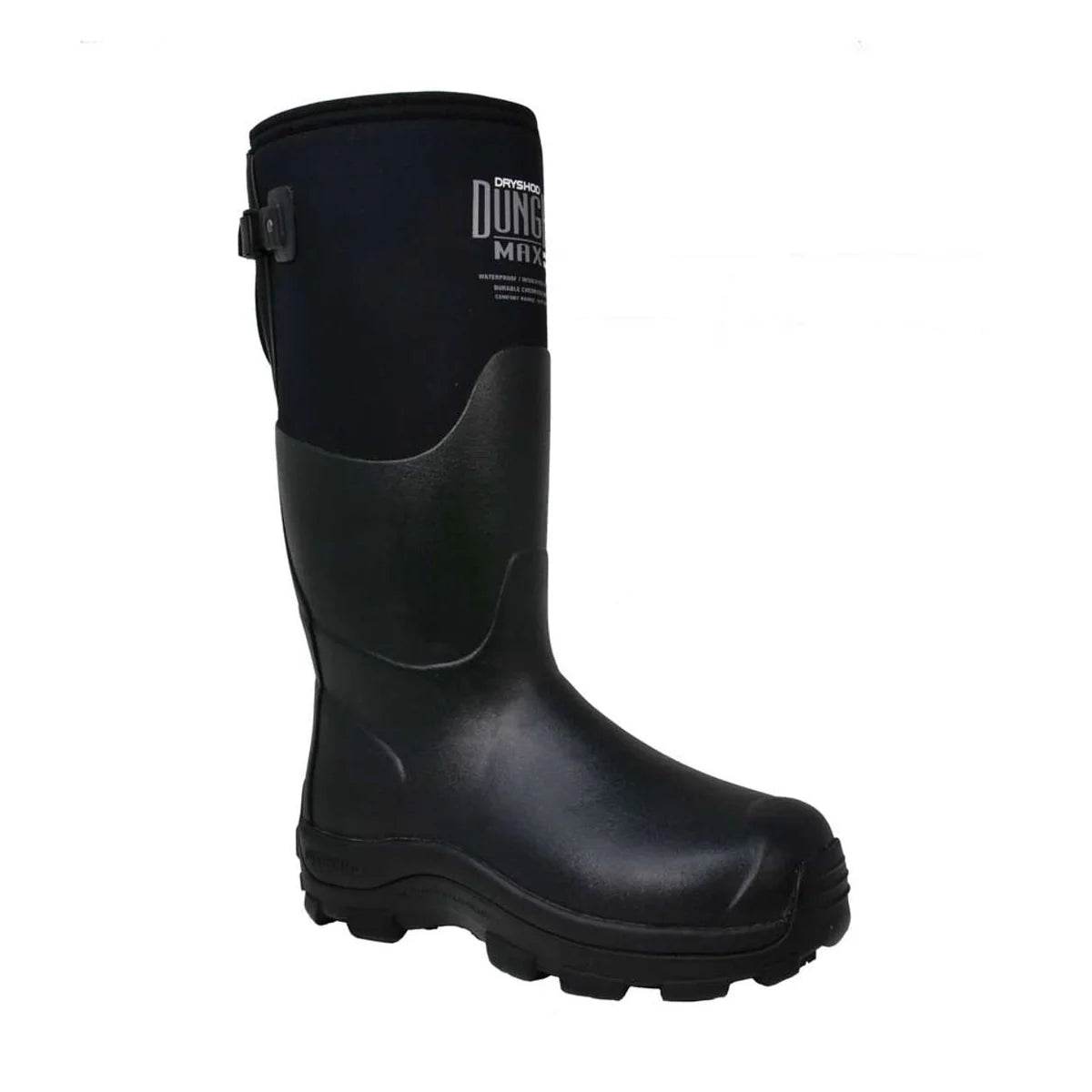 Dryshod Men's Dungho Max Gusset High Black - Uncle Mike's Outdoors and More!