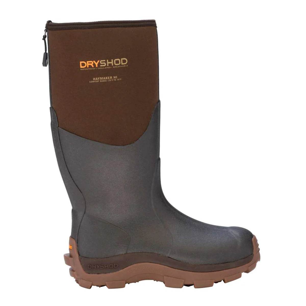 Dryshod Men's Haymaker High Brown - Uncle Mike's Outdoors and More!