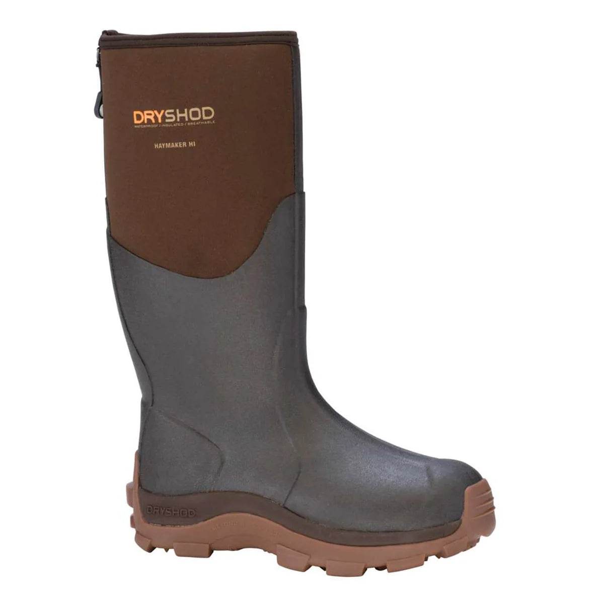 Dryshod Men's Haymaker High Brown - Uncle Mike's Outdoors and More!