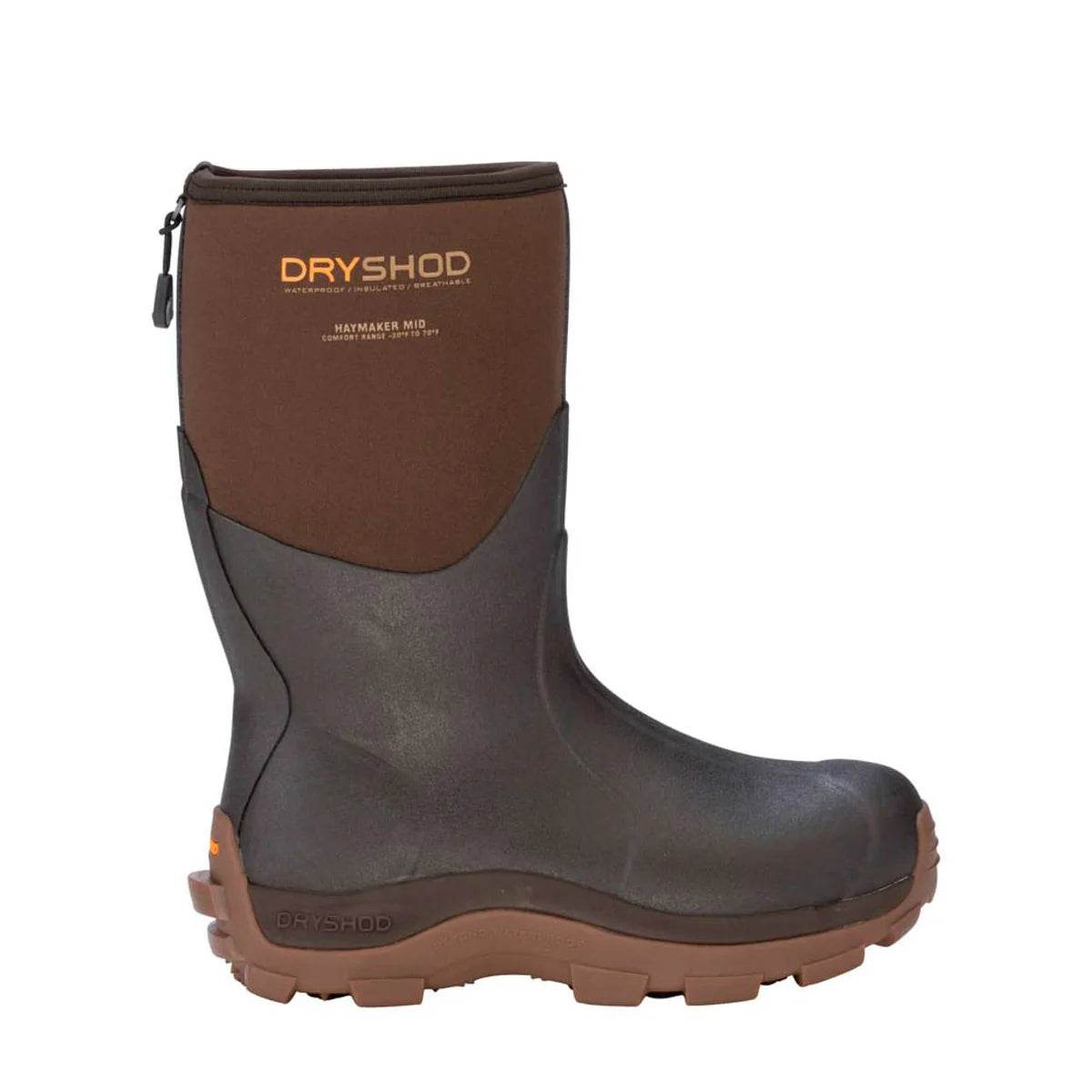 Dryshod Men's Haymaker Mid Brown - Uncle Mike's Outdoors and More!